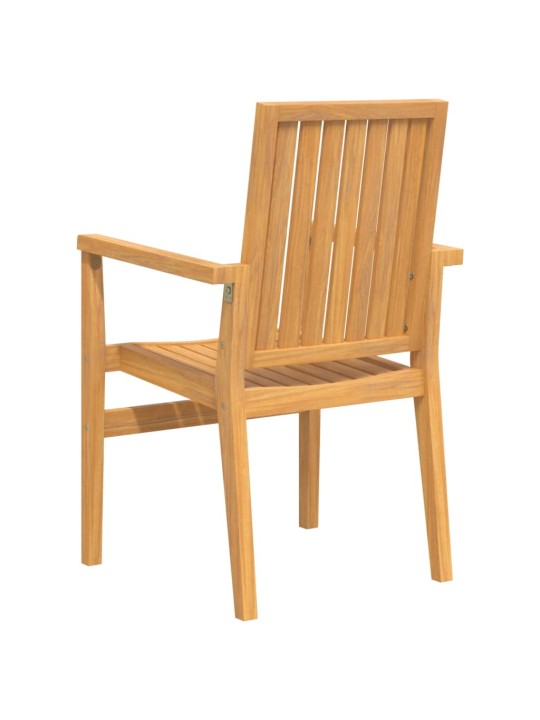 Pinottavat puutarhatuolit 8 kpl 56,5x57,5x91 täysi tiikki