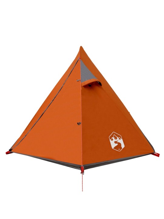 Retkiteltta 2 hengelle harmaa/oranssi 267x154x117 cm 185T tafti