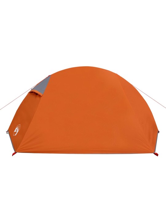 Retkiteltta 2 hengelle harmaa/oranssi 267x154x117 cm 185T tafti