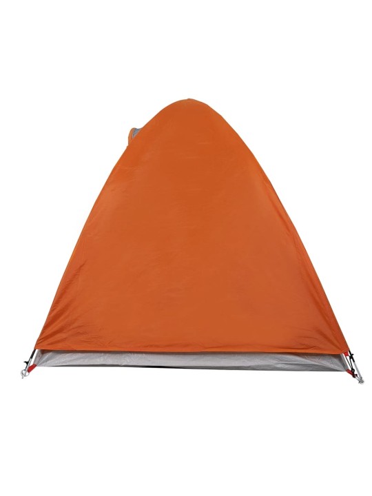 Retkiteltta 2 hengelle harmaa/oranssi 254x135x112 cm 185T tafti