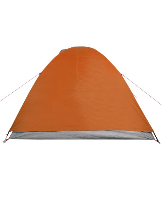 Retkiteltta 2 hengelle harmaa/oranssi 264x210x125 cm 185T tafti