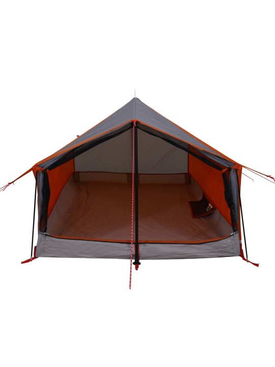 Retkiteltta 2 hengelle harmaa/oranssi 193x122x96 cm 185T tafti