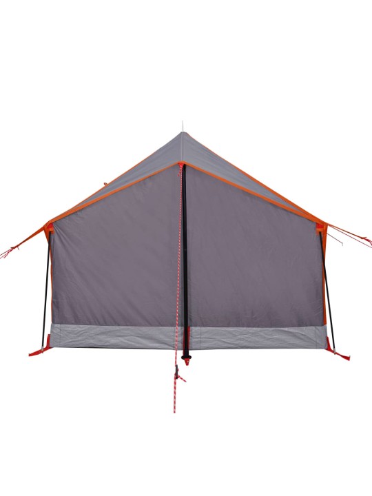 Retkiteltta 2 hengelle harmaa/oranssi 193x122x96 cm 185T tafti