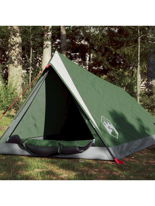 Retkiteltta 2 hengelle vihreä 200x120x88/62 cm 185T tafti