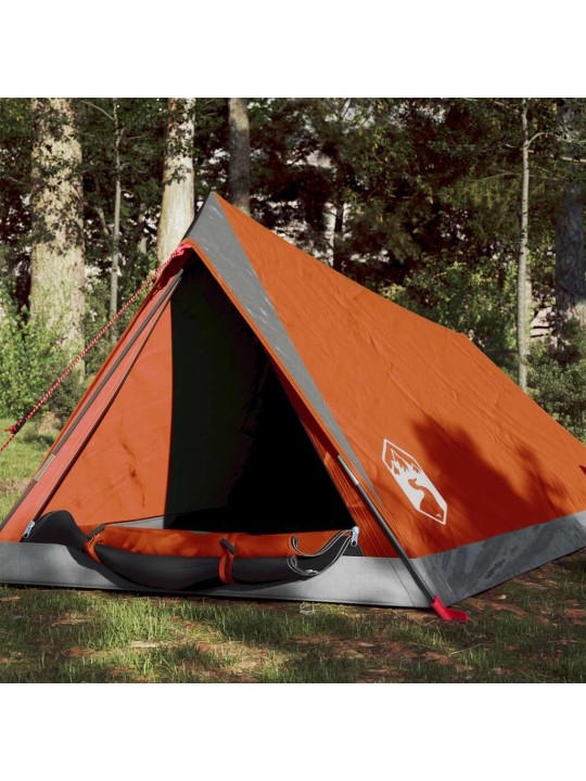 Retkiteltta 2 hengelle harm/oranssi 200x120x88/62 cm 185T tafti