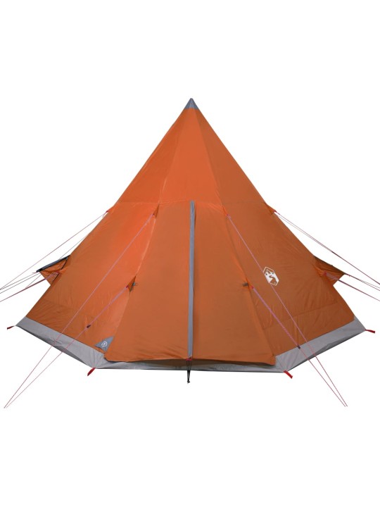 Retkiteltta 4 hengelle harmaa/oranssi 367x367x259 cm 185T tafti