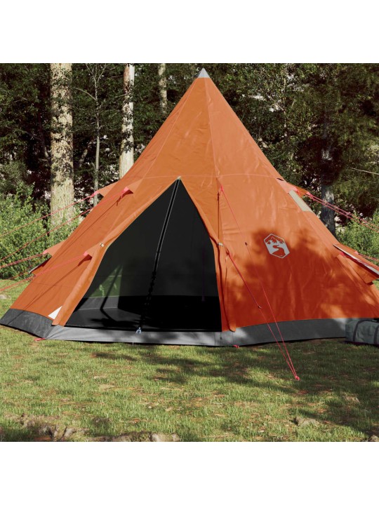 Retkiteltta 4 hengelle harmaa/oranssi 367x367x259 cm 185T tafti