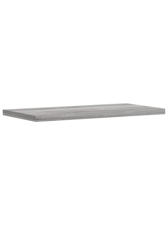 Seinähyllyt 4 kpl harmaa Sonoma 40x20x1,5 cm tekninen puu