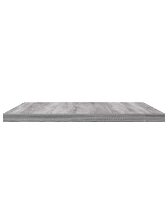 Seinähyllyt 4 kpl harmaa Sonoma 40x30x1,5 cm tekninen puu