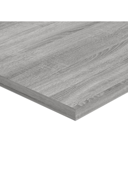 Seinähyllyt 4 kpl harmaa Sonoma 40x50x1,5 cm tekninen puu