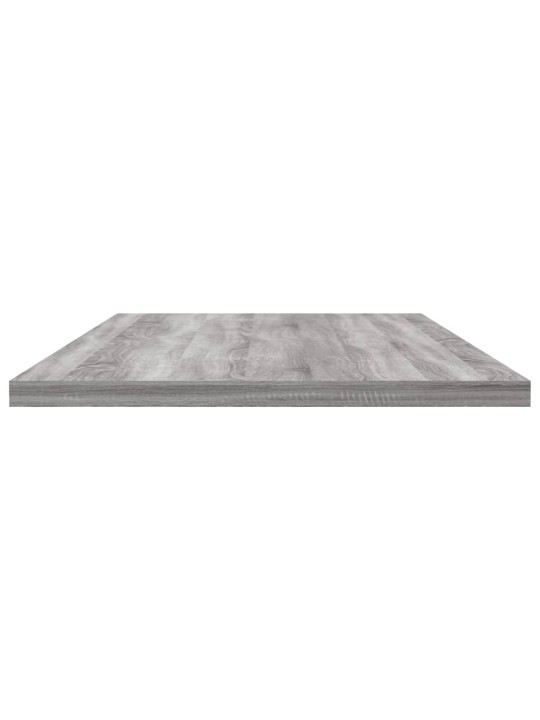 Seinähyllyt 4 kpl harmaa Sonoma 80x30x1,5 cm tekninen puu