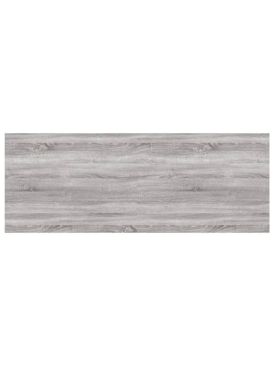 Seinähyllyt 4 kpl harmaa Sonoma 80x30x1,5 cm tekninen puu