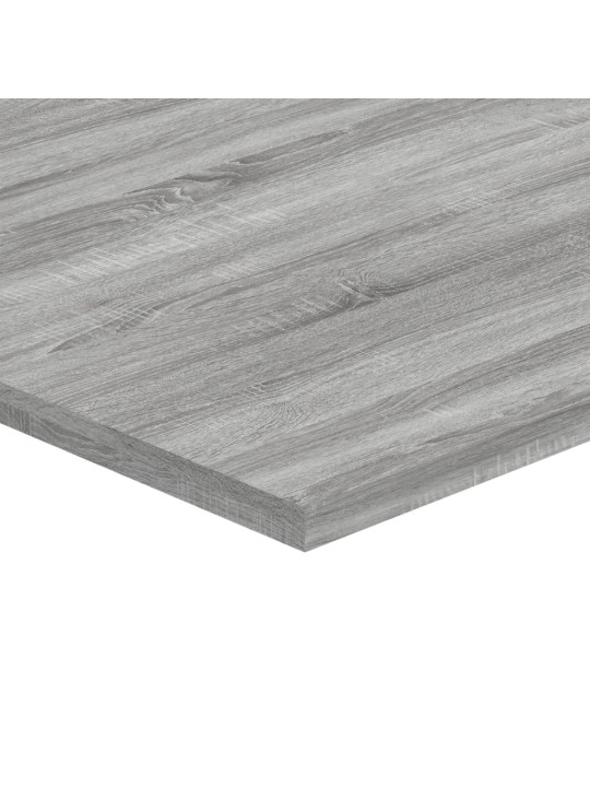 Seinähyllyt 4 kpl harmaa Sonoma 80x40x1,5 cm tekninen puu