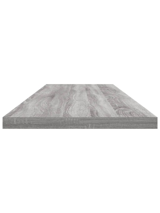 Seinähyllyt 4 kpl harmaa Sonoma 100x20x1,5 cm tekninen puu