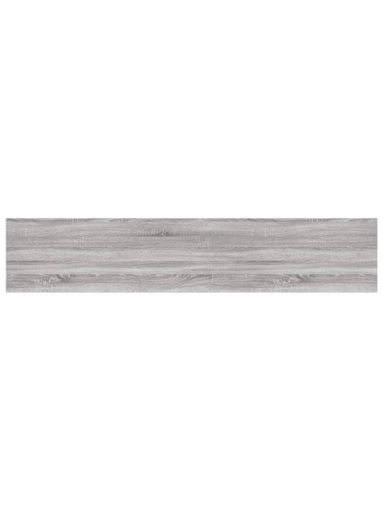 Seinähyllyt 4 kpl harmaa Sonoma 100x20x1,5 cm tekninen puu