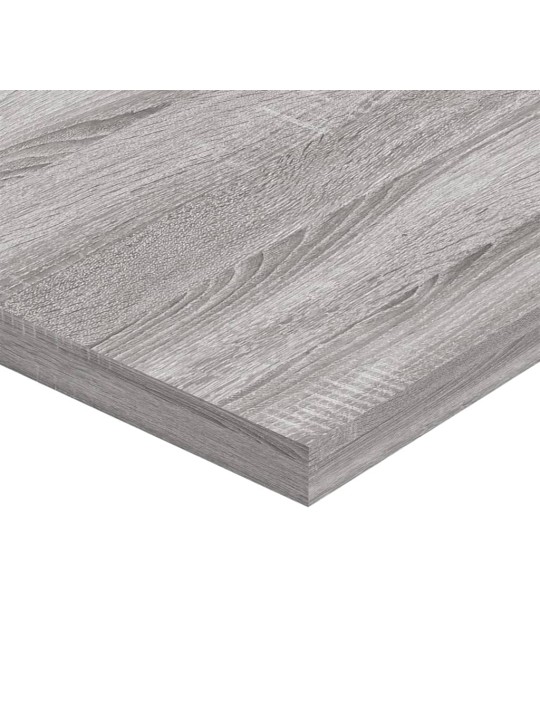 Seinähyllyt 4 kpl harmaa Sonoma 100x30x1,5 cm tekninen puu