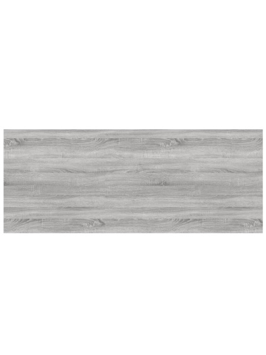 Seinähyllyt 4 kpl harmaa Sonoma 100x40x1,5 cm tekninen puu