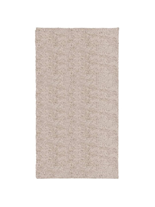 Pörrömatto PAMPLONA korkeanukka moderni beige 60x110 cm