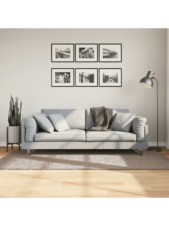 Pörrömatto PAMPLONA korkeanukka moderni beige 100x200 cm