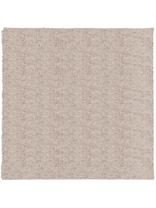 Pörrömatto PAMPLONA korkeanukka moderni beige 120x120 cm