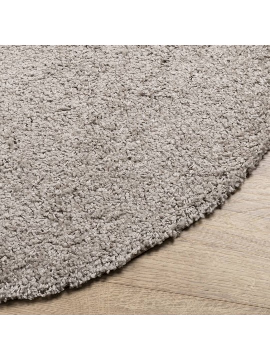 Pörrömatto korkeanukkainen moderni beige Ø 120 cm