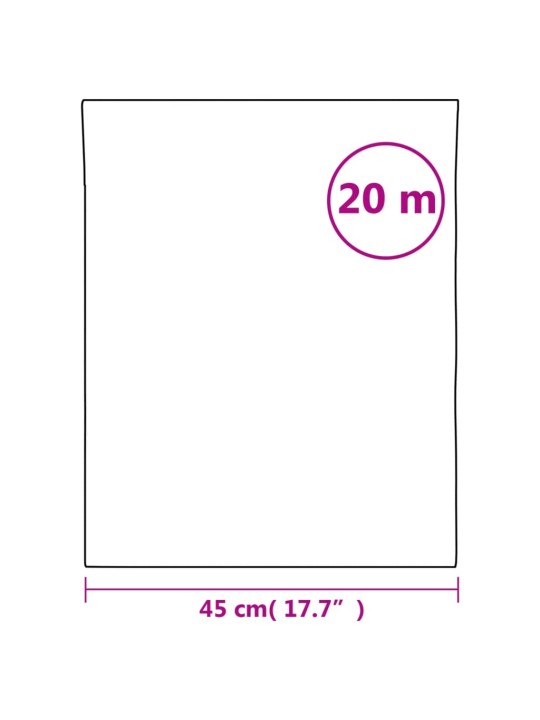 Ikkunakalvo himmeä raidallinen 45x2000 cm PVC