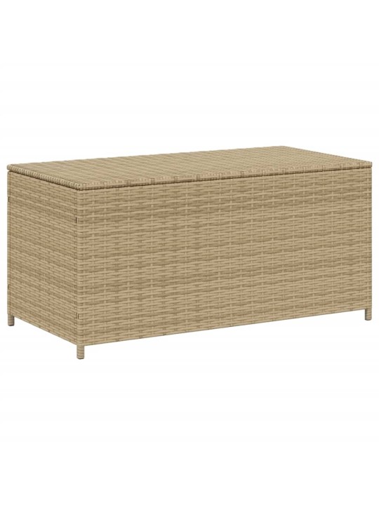 Puutarhan säilytyslaatikko beige sekoitus 190 l polyrottinki