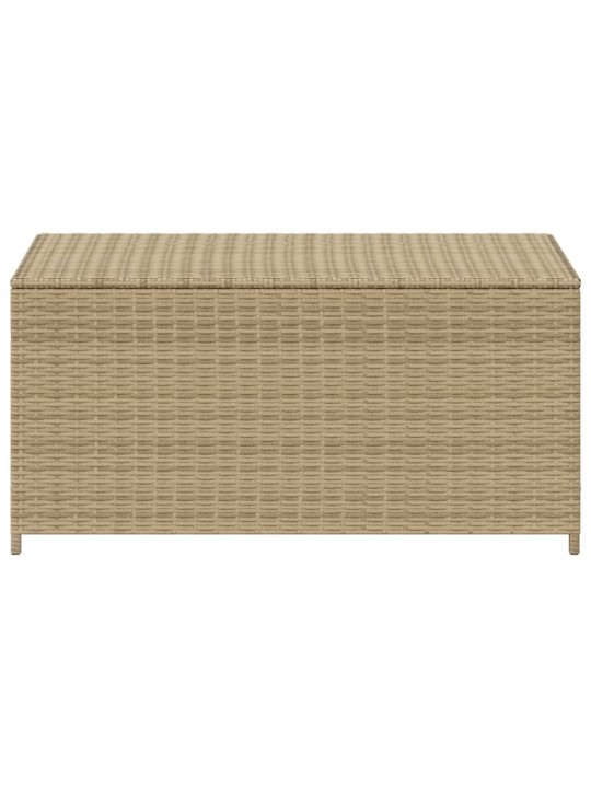 Puutarhan säilytyslaatikko beige sekoitus 190 l polyrottinki