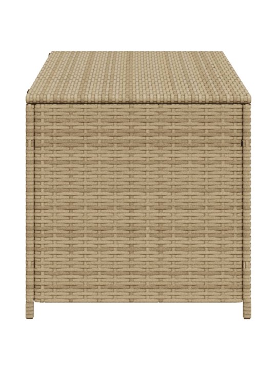 Puutarhan säilytyslaatikko beige sekoitus 190 l polyrottinki