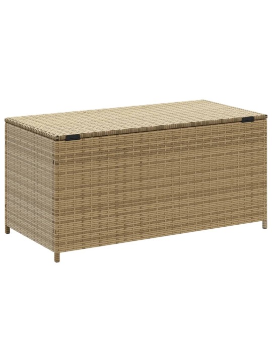 Puutarhan säilytyslaatikko beige sekoitus 190 l polyrottinki