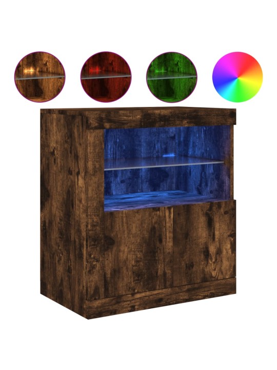 Senkki led-valoilla savutammi 60,5x37x67 cm