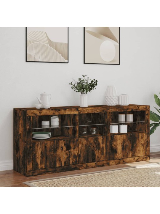 Senkki led-valoilla savutammi 162x37x67 cm