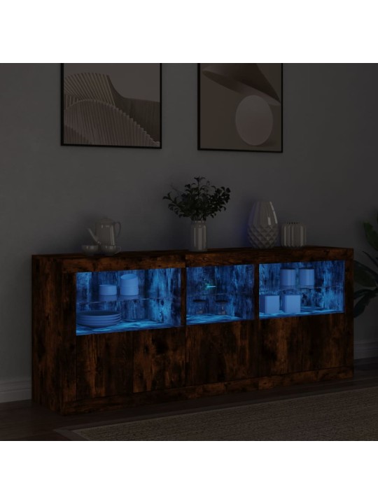 Senkki led-valoilla savutammi 162x37x67 cm