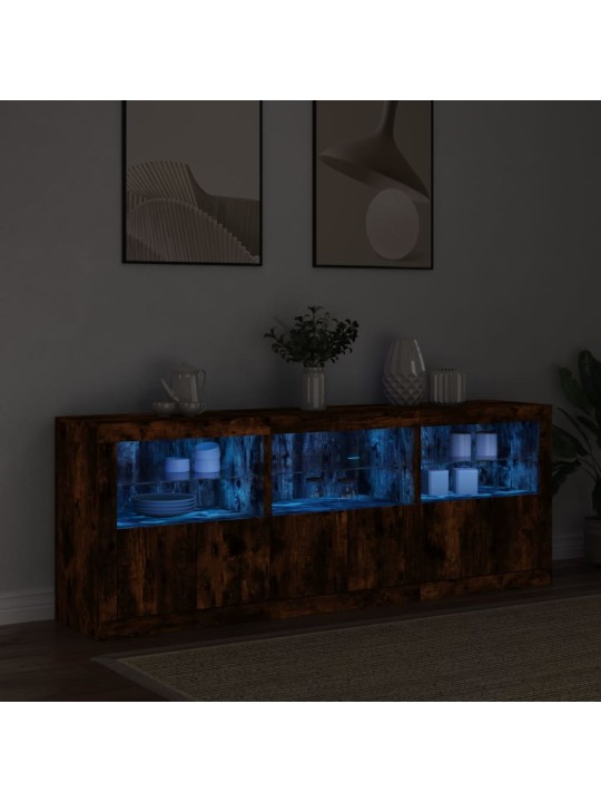 Senkki led-valoilla savutammi 181,5x37x67 cm