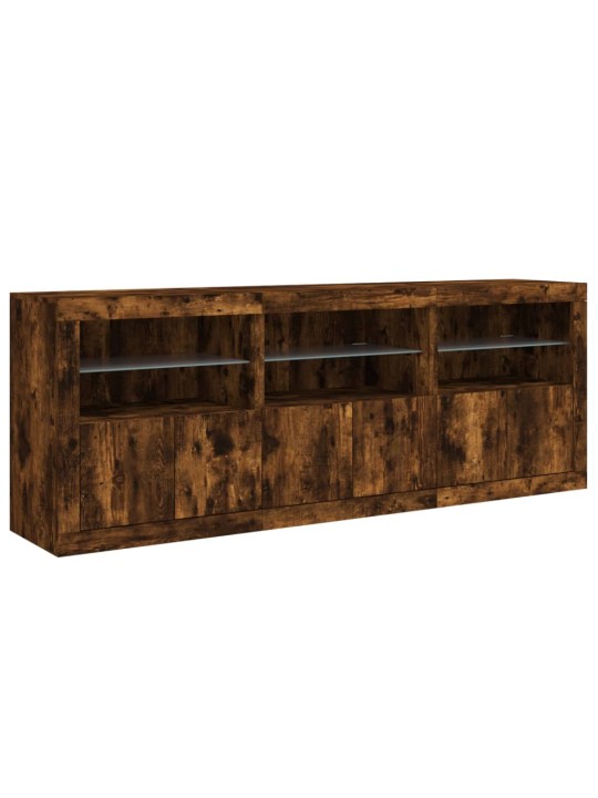 Senkki led-valoilla savutammi 181,5x37x67 cm