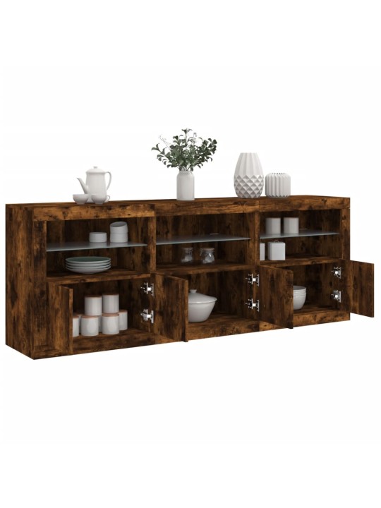 Senkki led-valoilla savutammi 181,5x37x67 cm