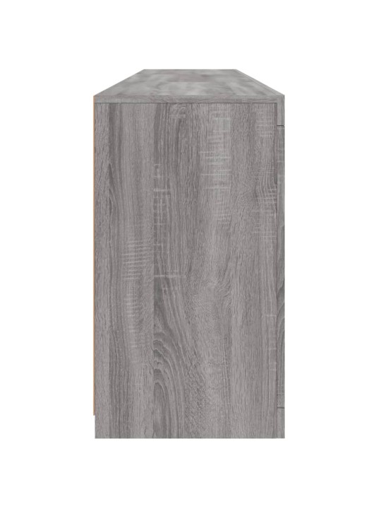 Senkki led-valoilla harmaa sonoma 181,5x37x67 cm