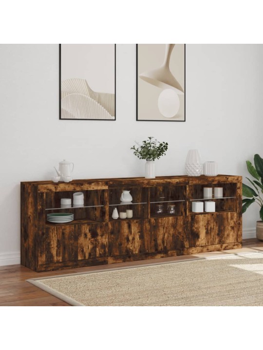 Senkki led-valoilla savutammi 202x37x67 cm
