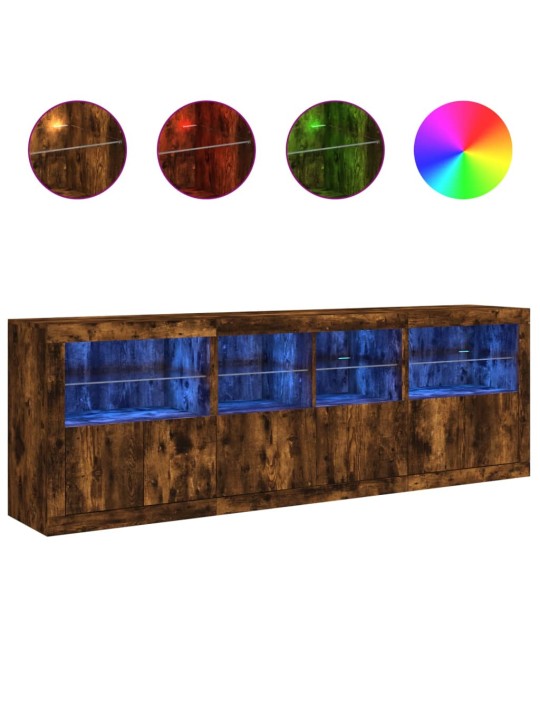 Senkki led-valoilla savutammi 202x37x67 cm