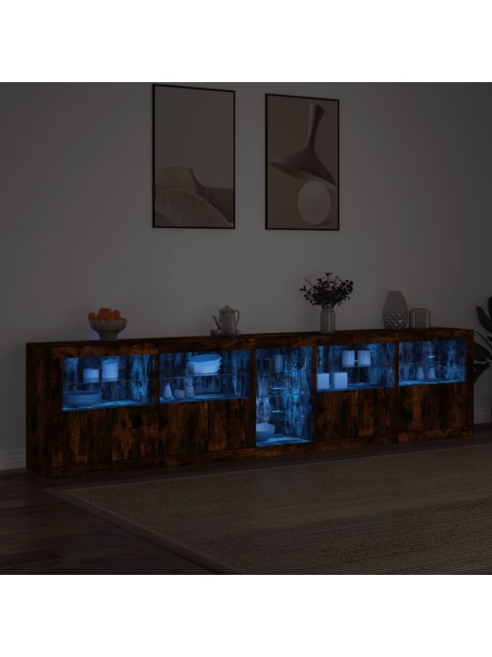 Senkki led-valoilla savutammi 283x37x67 cm