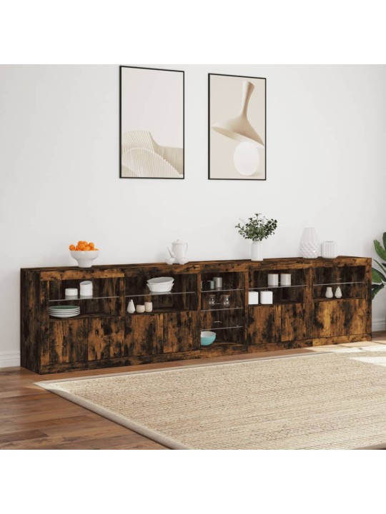 Senkki led-valoilla savutammi 283x37x67 cm