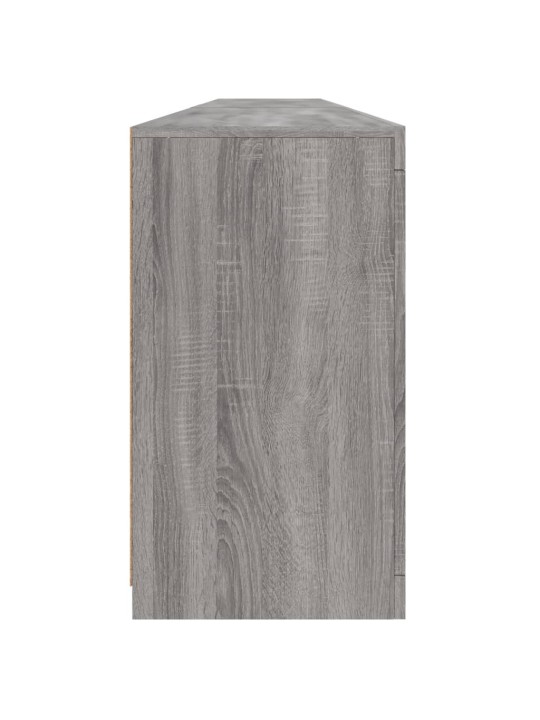 Senkki led-valoilla harmaa sonoma 283x37x67 cm