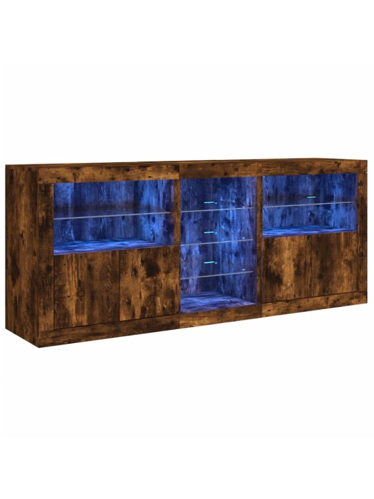 Senkki led-valoilla savutammi 181,5x37x67 cm
