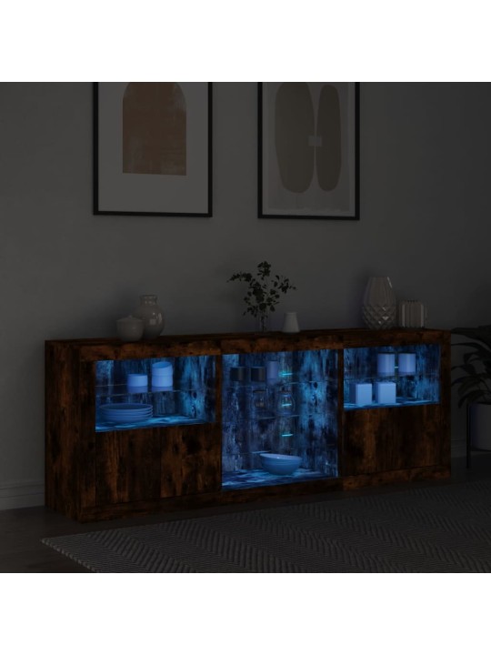 Senkki led-valoilla savutammi 181,5x37x67 cm