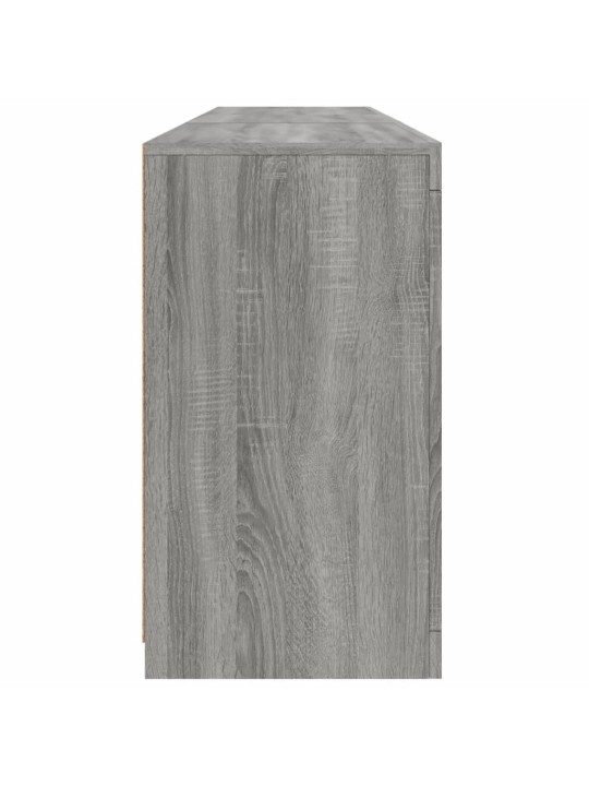 Senkki led-valoilla harmaa sonoma 181,5x37x67 cm