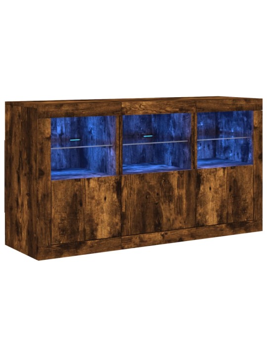 Senkki LED-valoilla savutammi 123x37x67 cm