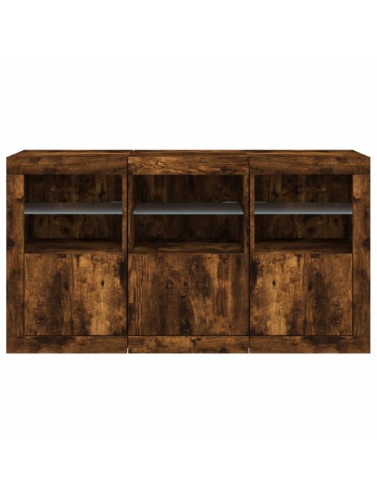 Senkki LED-valoilla savutammi 123x37x67 cm
