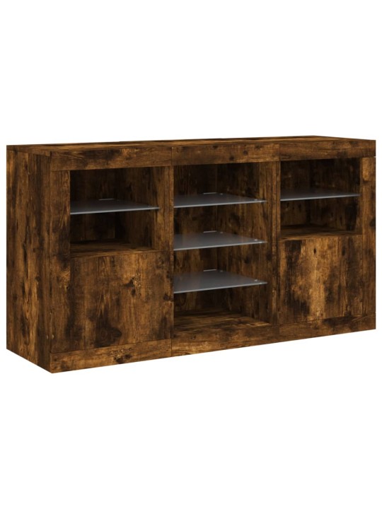 Senkki LED-valoilla savutammi 123x37x67 cm