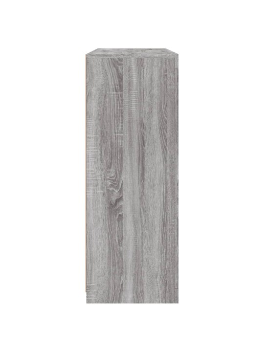 Senkit LED-valoilla 3 kpl harmaa Sonoma tekninen puu