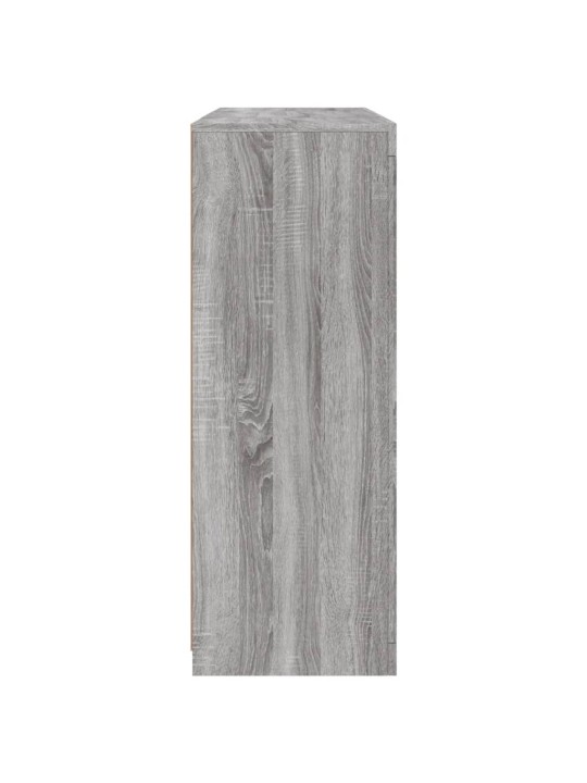 Senkit LED-valoilla 3 kpl harmaa Sonoma tekninen puu